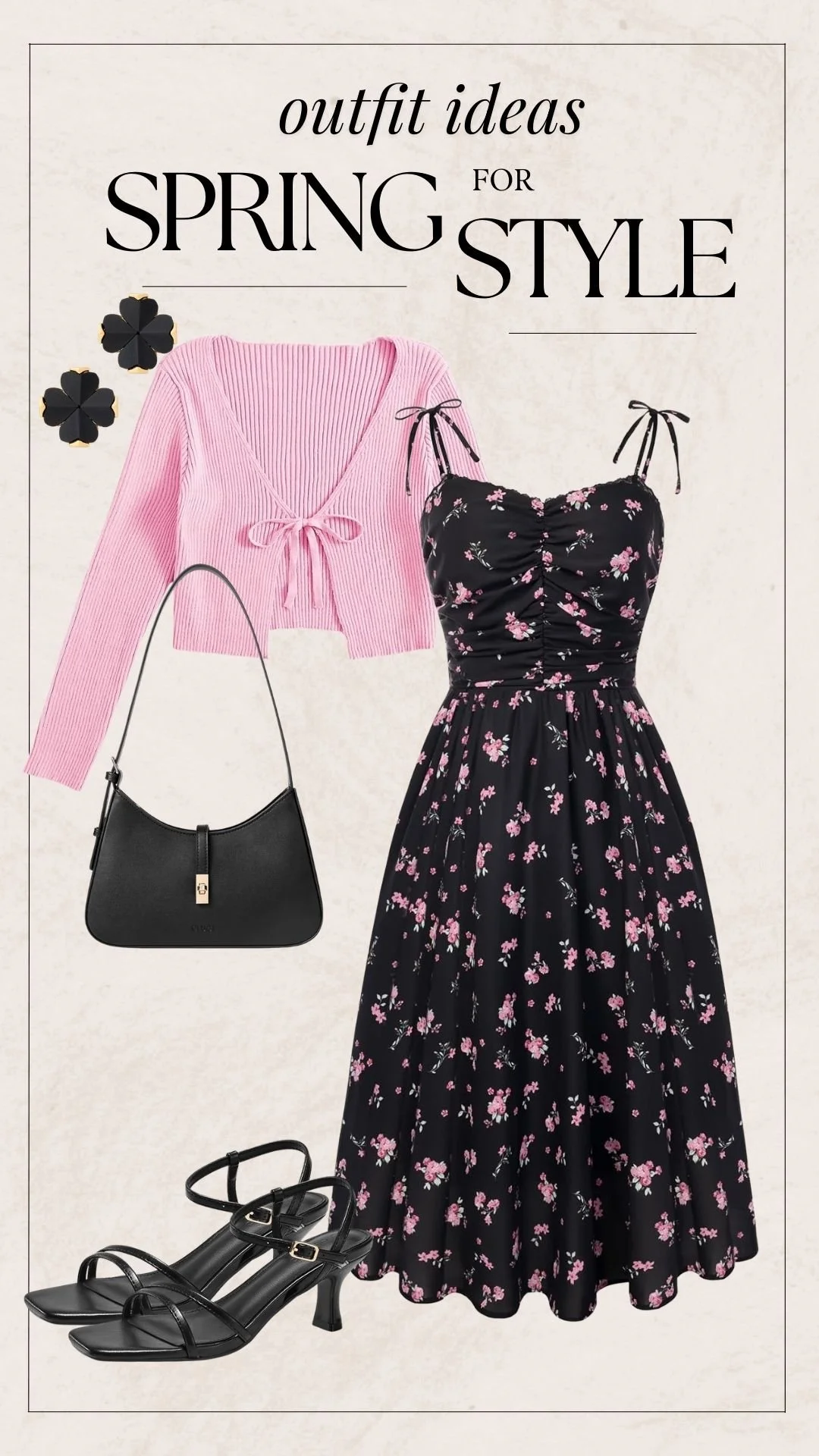 Romantic Spring Fashion: Timeless Floral Dress Outfit for Brunch & Date Night 4