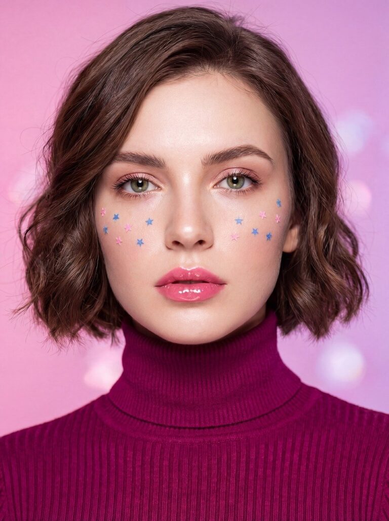 woman, portrait, fashion, model, girl, pose, make-up, face, hair, ai generated